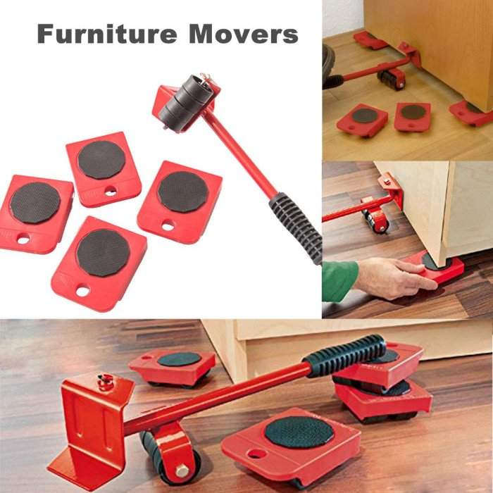 Kroymela Furniture Easy Moving Tool Set, Heavy Furniture Moving